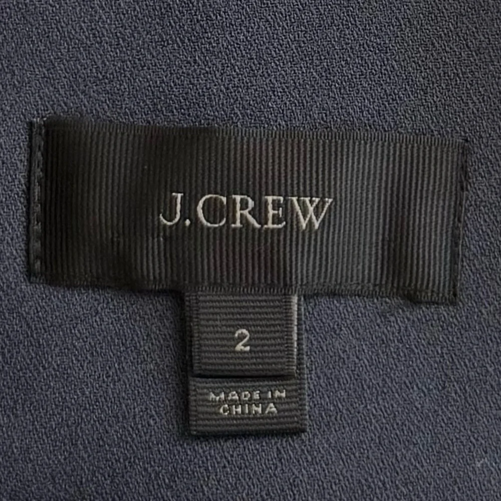J. Crew Single‎ Button Blazer Jacket in Bonded Crepe